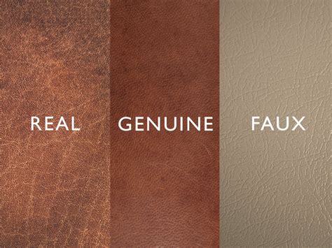 real leather identification